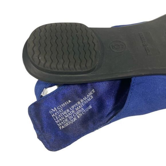 Deena & Ozzy x Urban Outfitters Hayat Suede Gladiator Sandals in Blue - Picture 4 of 6